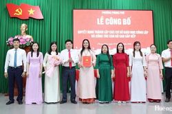 Phường Phong Phú còn 4 trường học sau sắp xếp