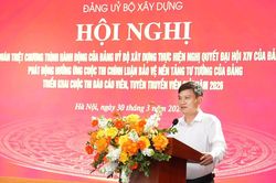Lan tỏa tinh thần bảo vệ nền tảng tư tưởng của Đảng trong Đảng bộ Bộ Xây dựng