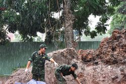 TP. Hồ Chí Minh: Dầm mưa tiếp tục tìm kiếm, quy tập hài cốt liệt sĩ