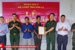 Sơn La bàn giao 'Nhà đồng đội' cho quân nhân khó khăn