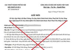 Cảnh b&aacute;o thủ đoạn giả mạo cơ quan thuế để lừa đảo