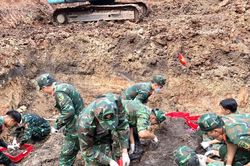 Quy tập 379 bộ hài cốt liệt sĩ và phát hiện nhiều di vật