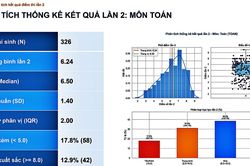Điểm trung bình môn Toán của thí sinh chuyên Tuyên Quang giảm từ 9,58 xuống 6,24 sau thi lại