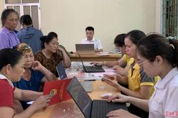 Xã Phục Hòa thu thập, đối soát 3.751 giấy chứng nhận quyền sử dụng đất