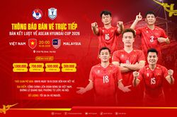 VFF mở bán trực tiếp vé trận bán kết lượt về ASEAN Cup 2026 Việt Nam vs Malaysia