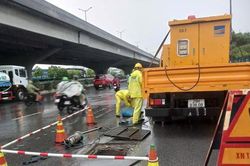 Sẵn sàng 200 xe hút, téc, phản lực xử lý điểm ngập