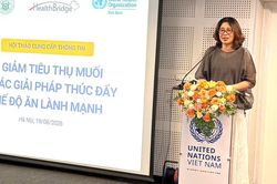 Giảm muối, thúc đẩy chế độ ăn lành mạnh để phòng bệnh từ sớm