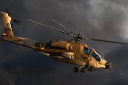 Israel điều trực thăng AH-64 Apache đến gần mặt trận phía Bắc