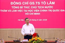 Tổng Bí thư, Chủ tịch nước Tô Lâm: Học viện Chính trị quốc gia Hồ Chí Minh phải là hình mẫu về xây dựng Đảng