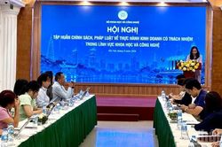 Lan tỏa nhận thức về thực hành kinh doanh có trách nhiệm trong lĩnh vực khoa học và công nghệ