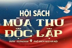 Hội sách Mùa Thu độc lập 2026 'Mở trang sách-Tự hào Việt Nam'