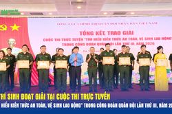 81 thí sinh đoạt giải tại Cuộc thi trực tuyến 'Tìm hiểu kiến thức An toàn, vệ sinh lao động' trong Công đoàn Quân đội lần thứ III, năm 2026