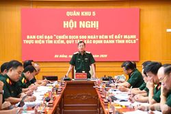 Qu&acirc;n khu 5 đẩy nhanh tiến độ 'Chiến dịch 500 ng&agrave;y đ&ecirc;m'