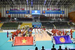 Trung tướng Nguyễn Bá Lực chủ trì tổng duyệt Lễ khai mạc Giải bóng chuyền Quân đội các nước ASEAN mở rộng năm 2026