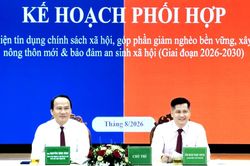 Tiếp tục phối hợp chặt chẽ với NHCSXH thực hiện mục tiêu giảm nghèo, bảo đảm an sinh xã hội
