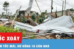 Gia Lai: Mưa lớn kèm lốc xoáy làm tốc mái, hư hỏng 18 căn nhà