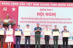 Quân khu 7: Xây dựng 'cột mốc lòng dân' vững chắc nơi biên cương