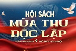 Hội sách 'Mùa Thu độc lập 2026', điểm hẹn lý tưởng cho người yêu sách dịp Quốc khánh