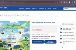 Viên ngậm giải rượu Non Alco có dấu hiệu quảng cáo vi phạm quy định pháp luật