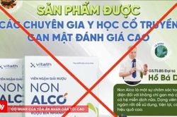 Viên ngậm giải rượu Non Alco chưa được cấp phép quảng cáo