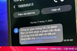 Cảnh giác với tin nhắn 'Bộ Công an yêu cầu nộp phạt nguội'