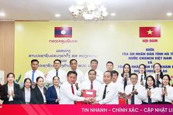 Tiếp tục tăng cường hợp tác giữa TAND Hà Tĩnh và tỉnh Khăm Muồn