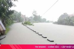 Cảnh b&aacute;o c&aacute;c khu vực c&oacute; nguy cơ ngập lụt do mưa lớn ở H&agrave; Tĩnh
