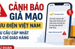 Cảnh báo giả mạo Bưu điện Việt Nam yêu cầu cập nhật địa chỉ giao hàng