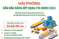 Hải Ph&ograve;ng dẫn đầu bảng xếp hạng FTA Index 2025