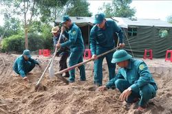 Tổ chức tìm kiếm, quy tập hài cốt liệt sĩ tại khu vực Gò Tràm, Quảng Ngãi