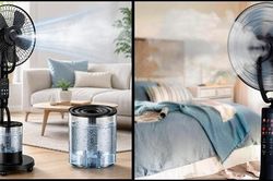 Quạt phun sương làm mát nhanh nhưng có nên dùng trong nhà?