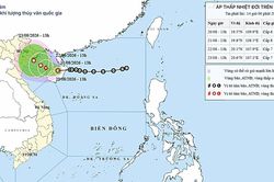 &Aacute;p thấp nhiệt đới &aacute;p s&aacute;t vịnh Bắc Bộ, c&oacute; khả năng mạnh l&ecirc;n th&agrave;nh b&atilde;o số 4