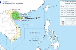 Áp thấp nhiệt đới có khả năng mạnh lên thành bão, hướng vào vịnh Bắc Bộ