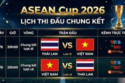 Lịch thi đấu chung kết ASEAN Cup 2026 mới nhất
