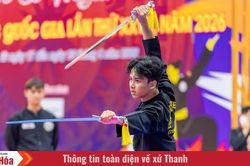 Sôi nổi Giải Vô địch trẻ Võ cổ truyền quốc gia 2026
