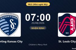 Nhận định Sporting Kansas City vs St. Louis City: đội h&igrave;nh dự kiến