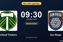 Nhận định Portland Timbers vs San Diego: đội hình dự kiến