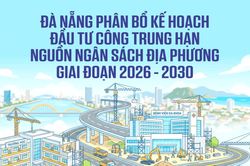 Đà Nẵng phân bổ kế hoạch đầu tư công trung hạn nguồn ngân sách địa phương giai đoạn 2026 - 2030