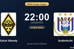 Nhận định Kairat Almaty vs Anderlecht: đội hình dự kiến