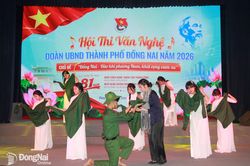 16 đội tham gia hội thi văn nghệ với chủ đề Đồng Nai - Hào khí phương Nam, khát vọng vươn xa