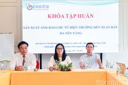 Bồi dưỡng kiến thức về sản xuất ảnh báo chí đa nền tảng cho 38 phóng viên, biên tập viên