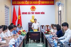 Đoàn kiểm tra số 1 của UBND tỉnh Khánh Hòa kiểm tra cải cách hành chính tại xã Tây Ninh Hòa