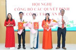 Xã Diên Lạc công bố các quyết định về công tác cán bộ và thành lập trường học