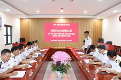 Kiểm tra chuyên sâu công tác đảng, công tác chính trị tại Học viện Hải quân
