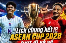 Lịch chung kết ASEAN Cup 2026 (AFF Cup) chính thức Việt Nam vs Thái Lan