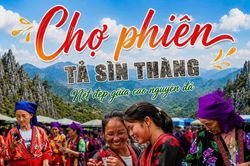 Mang mùa xuống chợ phiên