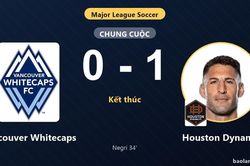 Houston Dynamo hạ Vancouver Whitecaps 1-0, cả hai dắt tay nhau vào vòng 1/16 MLS