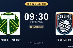 Nhận định Portland Timbers vs San Diego: đội hình dự kiến