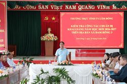 Đam Rông 3 khẩn trương sắp xếp trường học, đội ngũ trước năm học mới