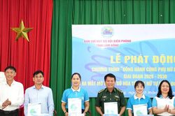 L&acirc;m Đồng tiếp sức phụ nữ v&ugrave;ng bi&ecirc;n, x&acirc;y dựng bi&ecirc;n cương vững mạnh